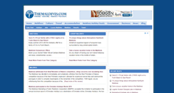 Desktop Screenshot of blog.themaldives.com